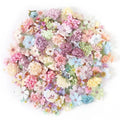 50Pcs Mini Random Mix Artificial Flowers Silk Fake Flowers for Home Decor Wed