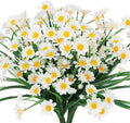 5pcs UV Resistant Artificial Daisy Flowers Fake Plants Indoor Outdoor Decor